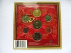 2004 Royal Canadian Mint Xmas Holiday Gift Set With Coloured Santa 25 Cent Coin