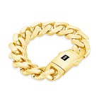 10k Yellow Gold Miami Cuban Royal Monaco Chain Bracelet 5mm-20mm 6  7  8  9 