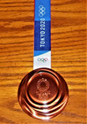 2020 Tokyo Japan Summer Games Commemorative Bronze Medallion 3 5  X 5 8  11 Oz
