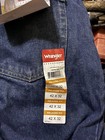 Wrangler Men   s Relaxed Fit Straight Leg Blue Dark Wash Denim Jeans 5-pocket