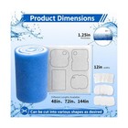 Koi Pond   Aquarium Filter Media Roll  1 25  Thick  12  X 48       Fast Usa Ship