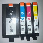 New Genuine Hp 902xl Black Hp 902 Regular Color Ink Cartridges Retail Box