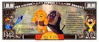     Pack Of 50 The Lion King 1 Million Dollar Bills Collectible Novelty Money    