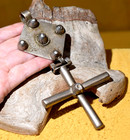 Big Rare Antique Ethiopian Coptic Christian Cross Silver Pendant Ethiopia Africa