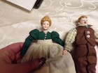 Vtg Miniature Dollhouse Dolls Victorian Couple