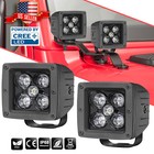 For Jeep 3  100w Cree Led Light Bar Cube Spot Pods Off Road  12  Single Row Slim