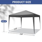 10 x10  Waterproof Outdoor Canopy Tent Party Tent With 4 Walls