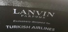 Lanvin For Turkish Airlines First Class Amenity Bag Kit Zipper Pouch Travel Case