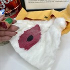 Vtg Folgers Coffee Can Tin 39oz Big Lebowski Blue Lid Urn  Ashes   Toe