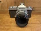 near Mint    W  Case  Nikon Nikomat Ftn Film Camera New Micro Nikkor 55mm F 3 5