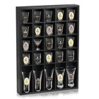 Shot Glass Display Case For Wall  Wood Holds Set Of 30 Glasses Shot B-30-1pcs