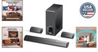 Advanced 5 1 Surround Sound System With Wired Subwoofer For Cinematic Experience