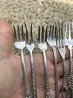 Lot Of 8 Antique Sterling Silver Cocktail Forks Gorham Westmoreland Towle Etc