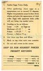 Belfast Ny - Beedee Brand Eggs-beer   Davies Inc - Advertising Card