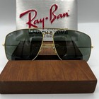62  14mm Vintage B l Ray-ban W0502 Gep G15 Glass Uv Explorer Aviator Sunglasses