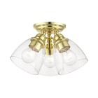  Lighting  46339-02  Montgomery  Semi-flush Polished Brass
