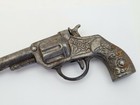 Vintage Stevens Scout Cast Iron Children s Toy Cowboy Cap Gun Pistol Needs Work