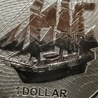 2020 1 Oz  9999 Cook Islands Silver Hms Bounty 1  Coin Mutiny Pirate Ship New 