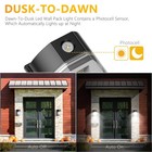 30w Led Wall Pack Light With Dusk To Dawn Sensor  3600lm  5000k Daylight  120   