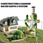 4 Way Garden Hose Splitter With Shut Off Valves For Sprinklers   Drip Irrigation