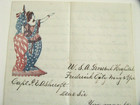 Civil War Patriotic Illus Frederick Maryland Hospital Pow Letter 1862 Dies 1863