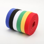 Hook And Loop Double Sided Cable Ties 10 15 20 25mm Multi-color Reusable Straps
