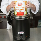 2 Pack 6 Qt Black Soup Kettle Warmer Commercial Chili Nacho Cheese  10 Can