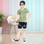 Toddler Boy s Clothes Boys Soft Cotton Short Sleeve T-shirt   Shorts Set 3-6yrs