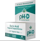 Ph-d Feminine Health Boric Acid Vaginal Suppositories - 24ct  expire   12 2026