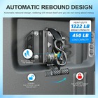 2pcs Retractable Ratchet Straps Compatible With 2015-2026 Ford F150