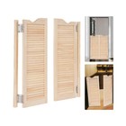 Cafe Doors Saloon Doors Interior Wood Cafe Door With Hardware Swinging Barn D   