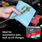 Blue Shop Towel Cleaning Wipes 3-pack   Bundle Of 9 Rolls          