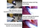 4 5   Touch Screen Anesthesia Video Laryngoscope 6 Reusable Blades Free Cuitcase