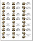 150 Teddy Bear Pot Stained Glass Mailing Return Address Labels Personalized
