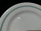 3 Shenango China Restaurant Cafe Ware 6 25  Green Band Plates