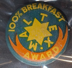 Vintage Maltex 100  Breakfast Award Pinback Button Cereal Advertising Pin Badge