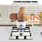 2 Burner Gas Cooktop 12  Stainless Steel Lpg ng Convertible