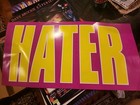 Hater 2-sided Original Promo Poster 12 X 24 Seattle Rock Soundgarden Shepherd