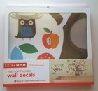 Skip hop Treetop Friends Adhesive 88 Wall Decals Owls Birds Trees Flowers Nip