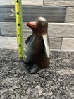 Vintage Folk Art Hand Carved Wooden Penguin Figurine 5   