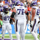 Will Fries Game Worn      10 05 2025 Photo Matched      Vikings Nfl Jersey Vs Browns