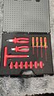 Knipex Tool Kit 1000v Insulated Red Shock Resistant Case  26-piece 