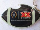 2 Pcs  Dos Equis Lager Xx Football Keychain Beer Bottle Opener New