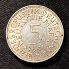 1951 F German Silver  5 Mark  Enn Coins