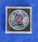 1 Oz 9999 Silver Iridescent Maple - Mintage 100 In Sleeve With Coa