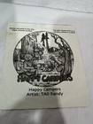 Grateful Dead Happy Campers Gd Bears Sticker Two Sided Gdp 1985 5 5  X 5 
