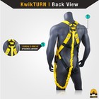 Kwiksafety Scorpion Ansi Fall Protection Safety Harness W  Attached 6ft Lanyard