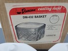 Vintage 1971 Duncan Dm-432  Basket Ceramic Casting Mold