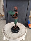 A Painted Bronze copper Blackamoor Figure