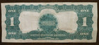 1899  1 United States Black Eagle Silver Certificate Note - Serial V36554490a